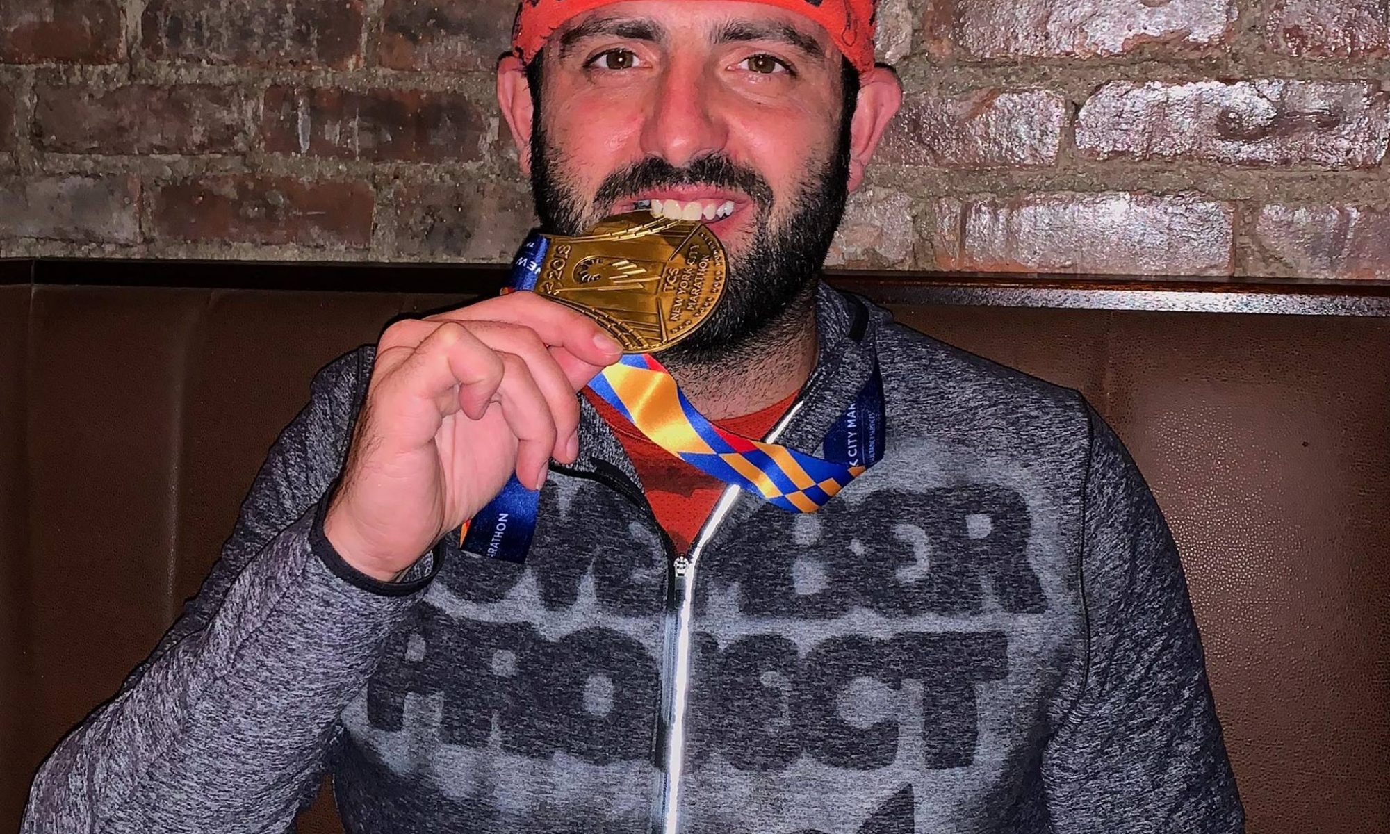 moris celebrates NYC Marathon