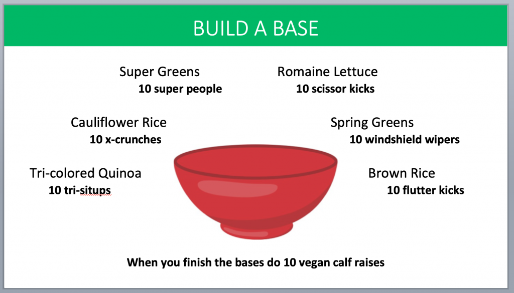 Building Vegan Bowls with Molly! November Project