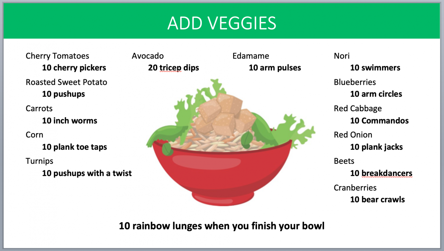 Building Vegan Bowls with Molly! November Project