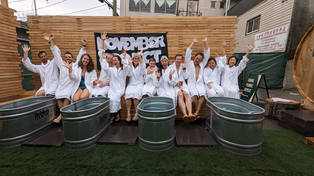 NP Cold Dip Field Trip at Gatherwell! November Project